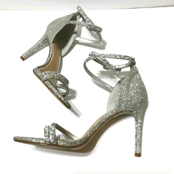 Gianni Bini Maycie Rhinestone Cross-Strap Sandals US 10 - Picture 5 of 9